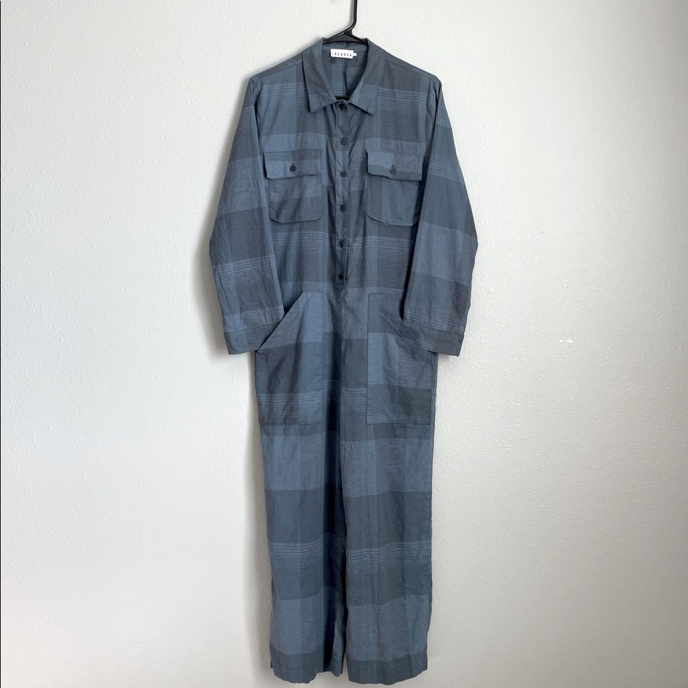 LACAUSA Jumpsuit, size: S, color: blue.